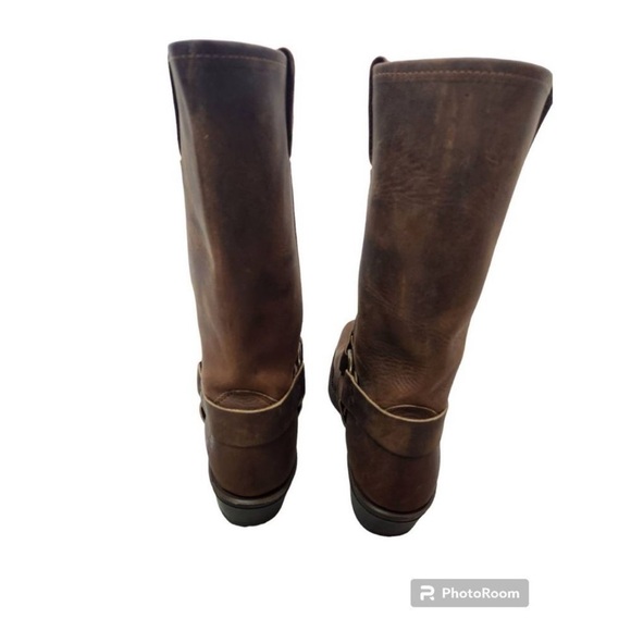 FRYE tall harness boots rustic size 9 - Picture 10 of 11
